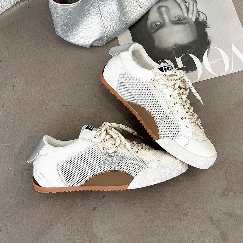 

Внутреннее увеличение высоты женские летние тонкие кожаные сетчатые вставки дышащие светлая цветовая гамма ретро 40