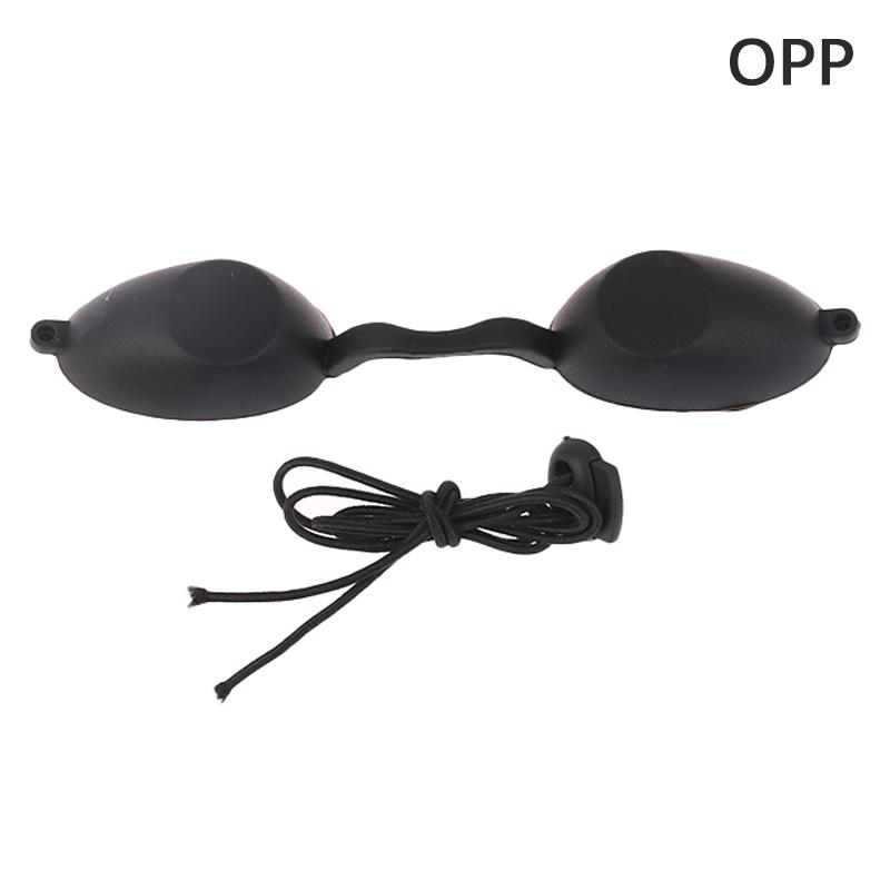 Safety Goggles Eye Protection Glasses Tanning Goggles Eyewear Eyepatch for Patients In IPL Infrared LED Light Therapy Silicone