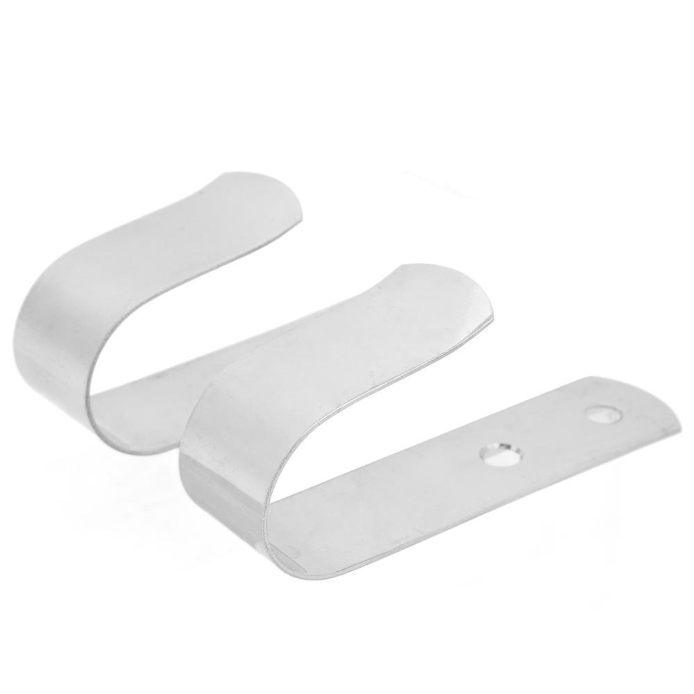 2pcs 304 Stainless Steel J Hook Hangers Rugged Versatile Hanger J Hook Bracket Marine Use