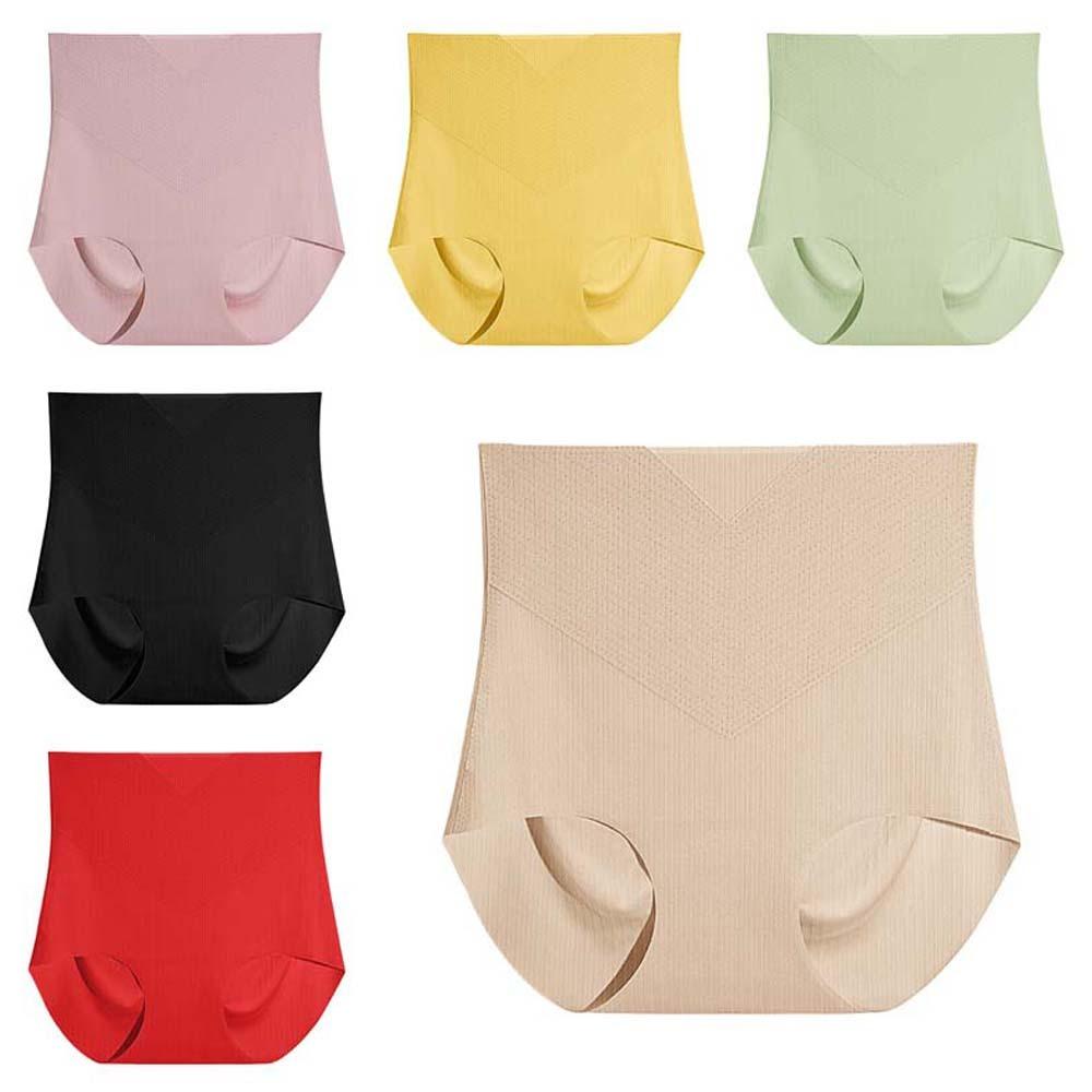 

Large Size Panties Butt Lifter Briefs High Waist Tummy Control Underwear Postpartum L зелений
