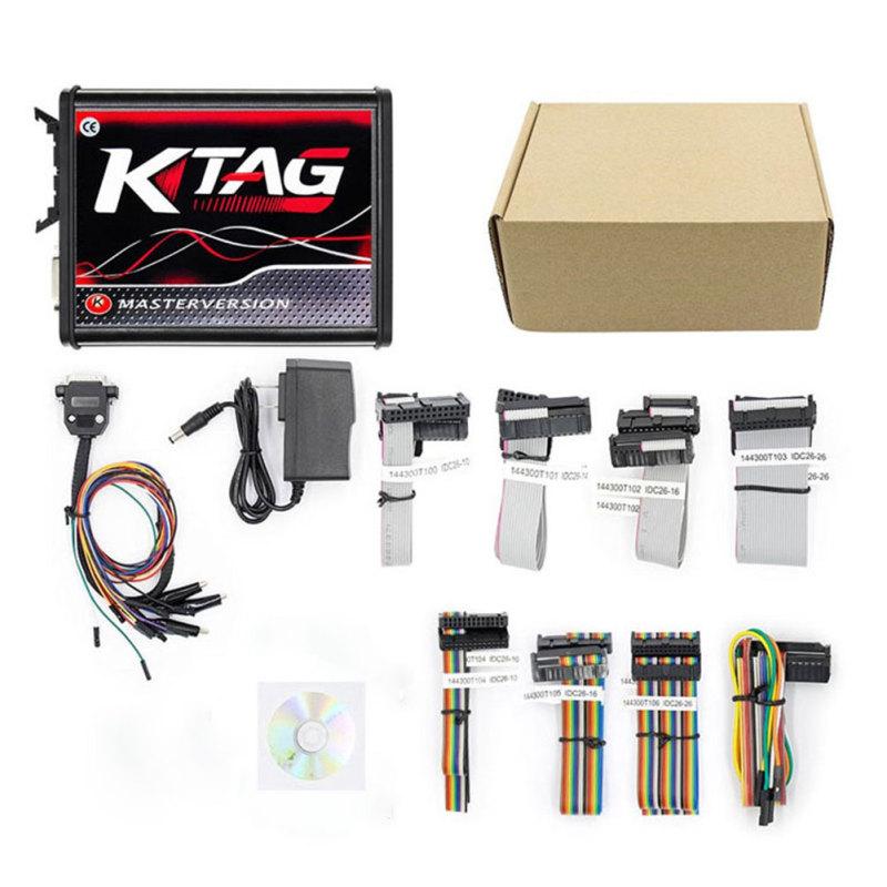 

горячий! V2.23 KTAG V7.020 K-TAG Master Diagnostic Tool Тестер двигателя автомобиля чёрный