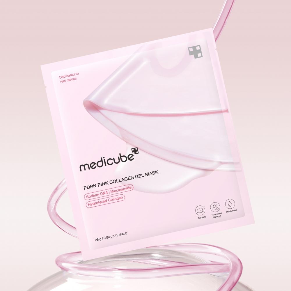 Medicube [elastic Light] Medicube Pdrn Pink Collagen Gel Mask Pack  1 Sheet