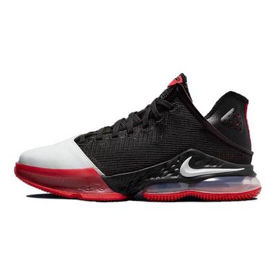 LeBron 19 Low EP Bred Men Sneakers Black White University-Red DH1271-001
