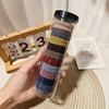 20 canned mixed towel rings without seams High elastic hair rings Soft adult students tie hair ponytail leather ribs
