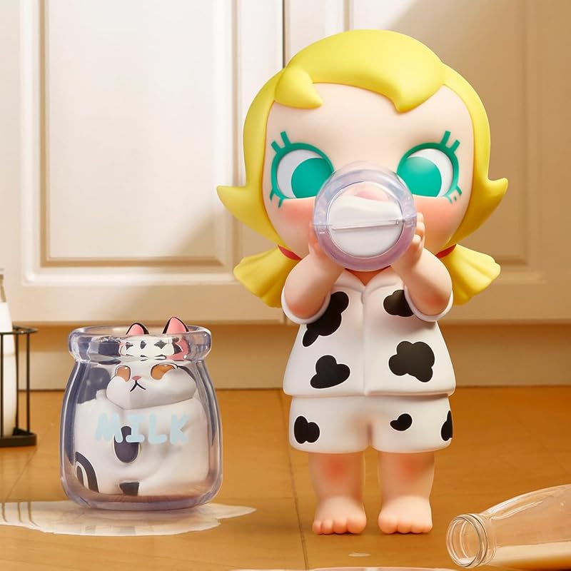 POP MART Baby Molly & Baby Tabby Series [1 Piece] Pop Mart Gachapon Blind Box Figure Plastic Model Premium Toy PVC Soft Vinyl Original Character
