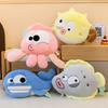 Ocean Series Clownfish Plush Toy - Creative Birthday Gift Pillow for Children
