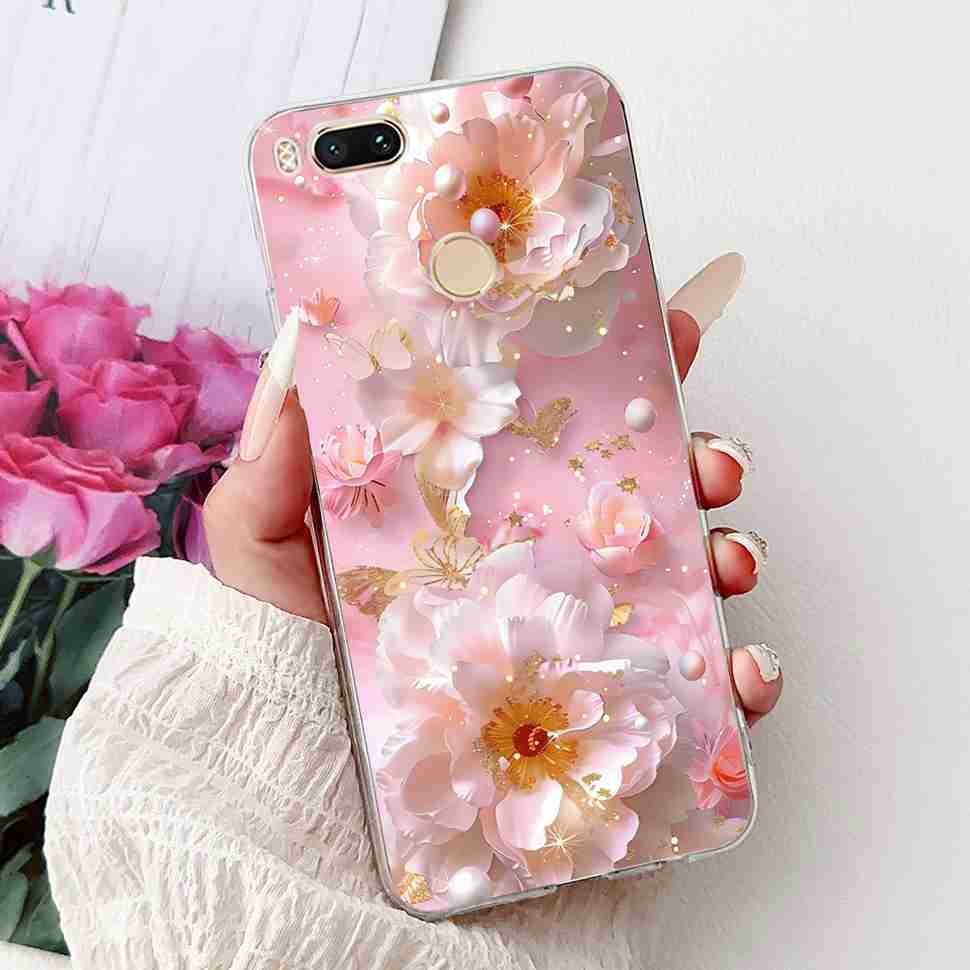 For Xiaomi Mi A1 MDG2 MDI2 Case Fashion Painting TPU Soft Silicone Cover For Xiaomi Mi A1 Mi 5X 5.5" Colorful Flower Phone Shell