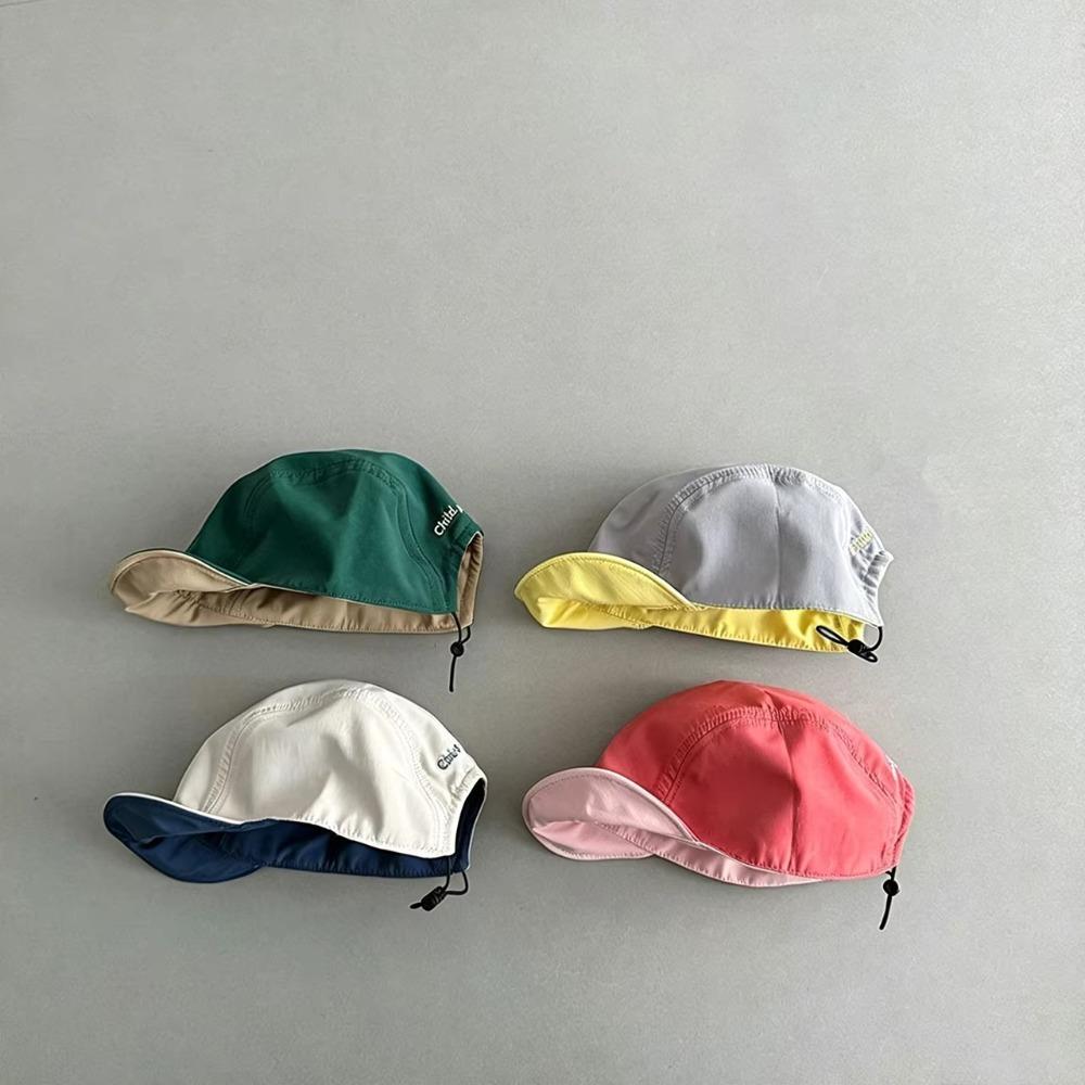 Double-Sided Kids Sun Hat Thin Brim Quick-Dry Cap Fashion Baby Baseball Cap  Summer