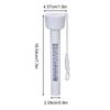 Waterproof Pool Temperature Gauge Floating Water Temperature Measuring Tool Pond Water Temperature Sensor For Swimmers Backyard