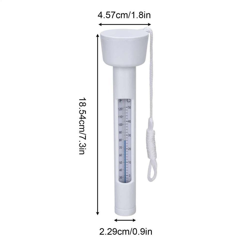 Waterproof Pool Temperature Gauge Floating Water Temperature Measuring Tool Pond Water Temperature Sensor For Swimmers Backyard