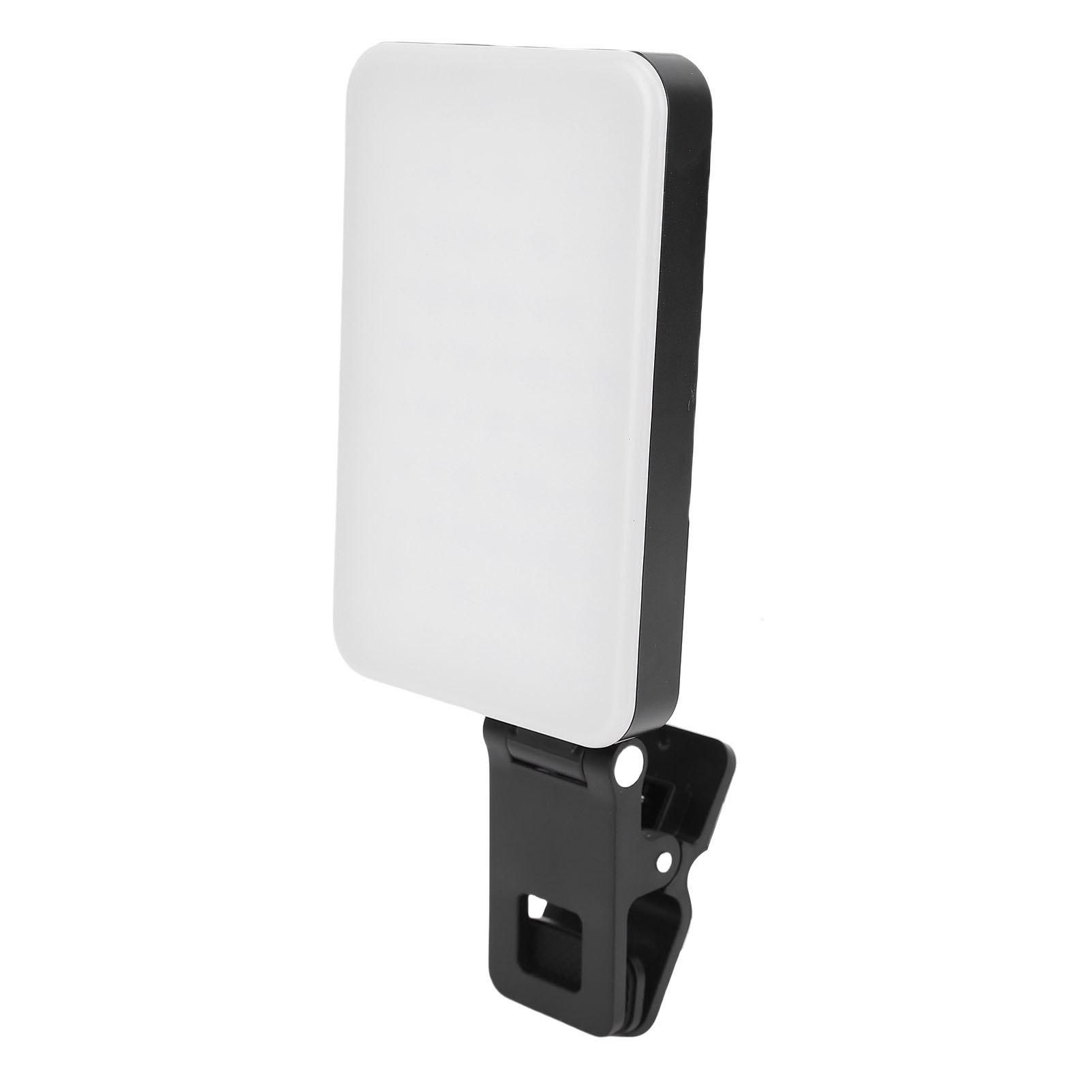 

Clip Fill Video Conference Light 5 Color Temperature Clip On Selfie Light 360 Degree Rotation for Laptop Vlog