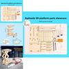 Childrens Wooden Hydraulic Lift Science Diy Kit With Educational Physics Toy For Kids