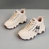 New Breathable White Shoes for Spring and Autumn Thin Sole Casual Height-resistant Wear-resistant Korean Style College Shoes Trend