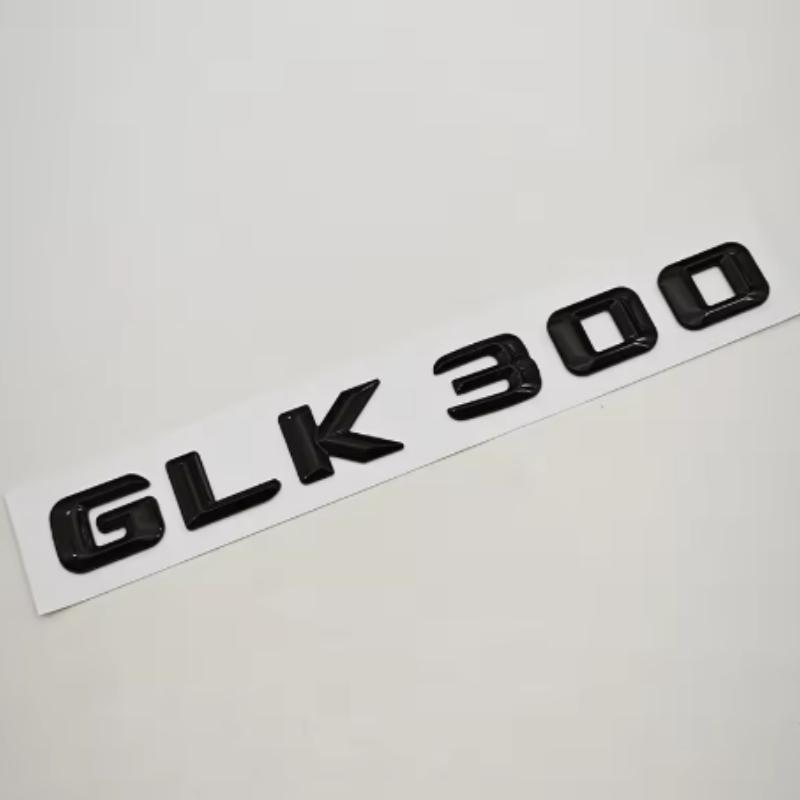 3D ABS Car Letters Logo GLK220 GLK300 GLK350 Badge Rear Trunk Sticker For Mercedes Benz GLK220 GLK300 GLK350 X204 Accessories
