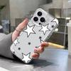 Creative Black and White Stars Phone Case For Xiaomi Mi 17 Pro 15 14 13 12 11 Lite 5G Mi 15 T Pro 14T 13T 12T Clear Bumper Cover