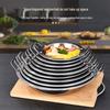 Extra Thick Stainless Steel Hot Pot with Wide Rim - Pickled Cabbage, Fish, Crayfish, Double Ear, Flat Bottom, Small Dry Pot