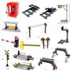 City Train Parts Tracks Train Station Bricks Railway Buffer Stop Model Rails Straight Curved Railways Building Blocks MOC Toys