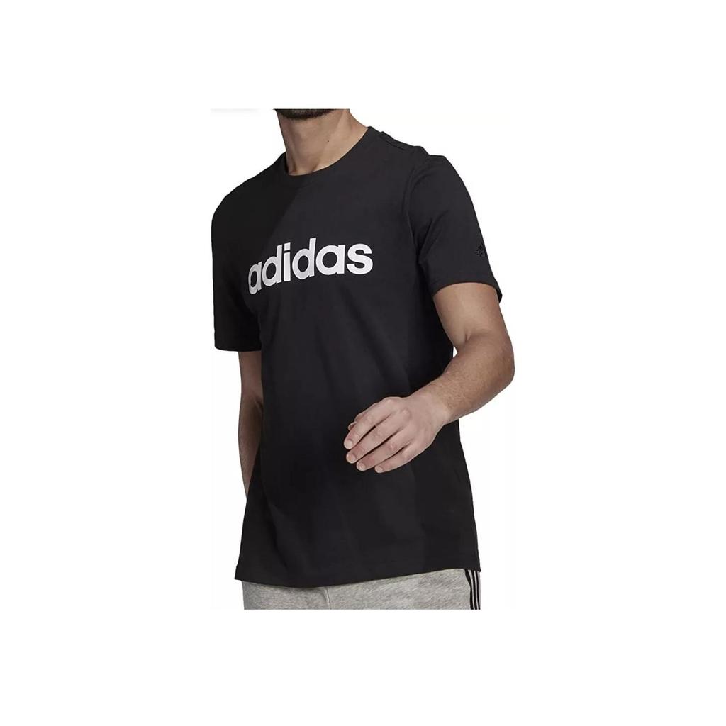 Adidas CE Gra Logo Print Sports Short Sleeve T-Shirt Men Tops Black DM4285