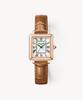 Lollalojeu Ms. Lola Mother-Of-Pearl Calendar Guilloche Dial Green Hands Leather Watch