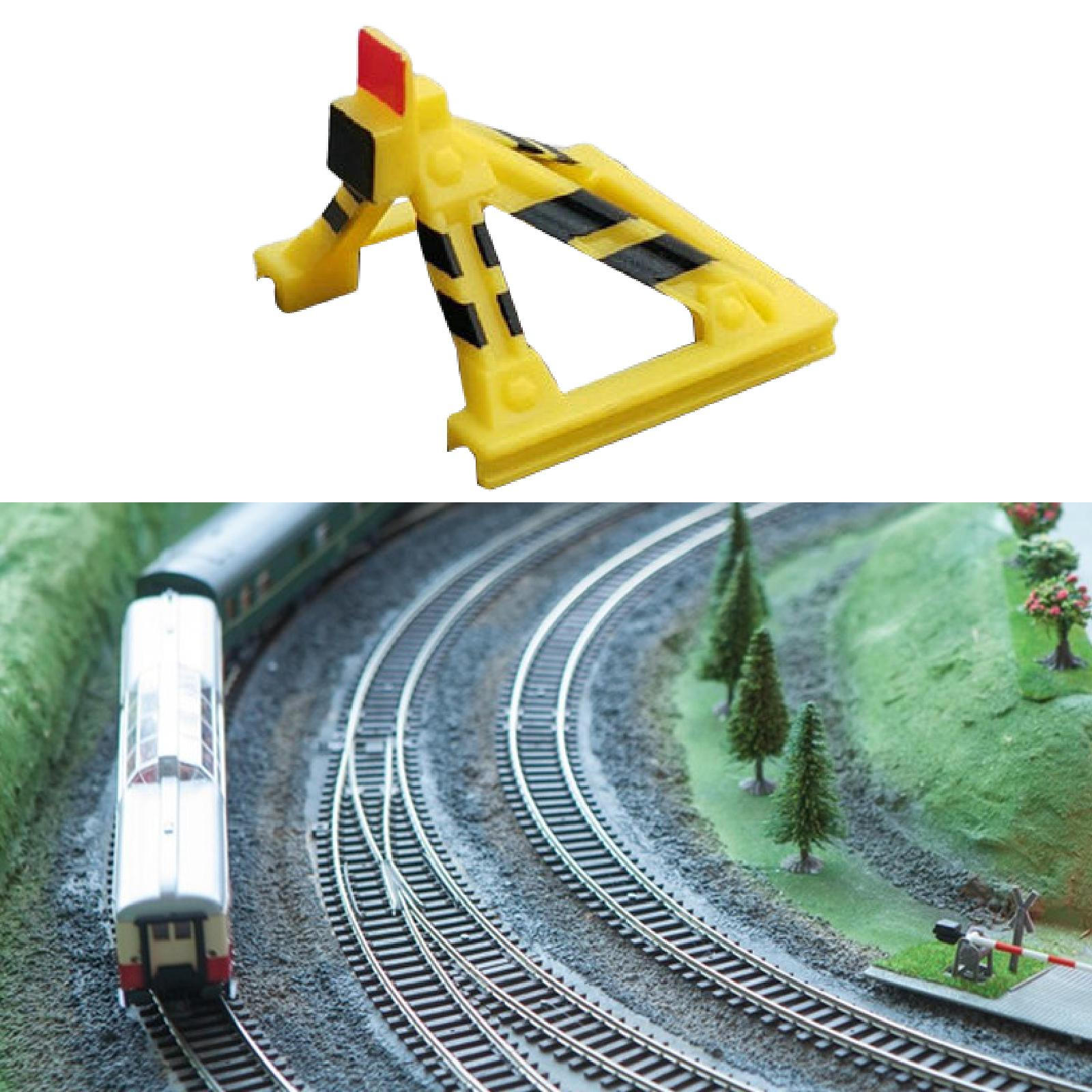 

Model Train Track End Stopper Simulation Fine Workmanship Ornament Scene Decor Professional