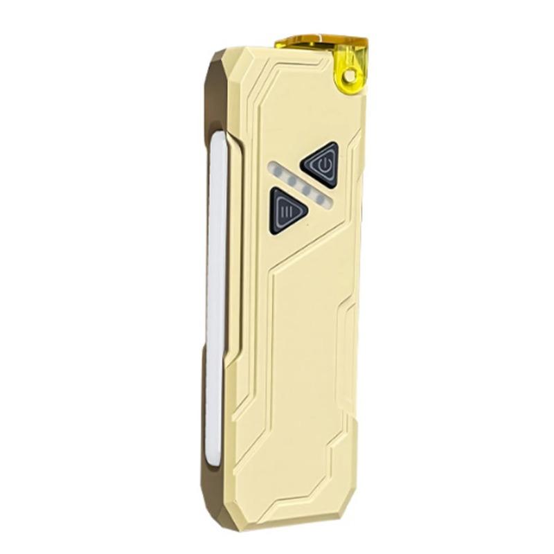 RGB LED Flashlight Rechargeable Flashlight Magnetic Work Light with Side Light Flash Light for Outdoors Emergency Camping