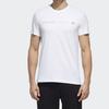 Adidas T Shirts Men's White Crew Neck Moderate Straight Fit GL5622