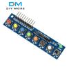 8 Independent Key Button Touch Button Module 3.3-5V with LED Indicator Keyboard Module for Arduino ARM Raspberry Pi