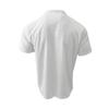 Men's Casual T-Shirt Short Sleeve Men's Solid Color Heavy Unbuttoned Cuban Collar Shirt