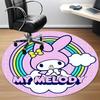 My Melody Sanrio Office Round Area Rug,  Under Office Chairs Bedroom Living Room Home Decor A0908160