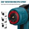 1500W 800ML 88VF Pistola elétrica sem fio com 3 bicos de controle de fluxo Aerógrafo Pulverizador de tinta de alta potência