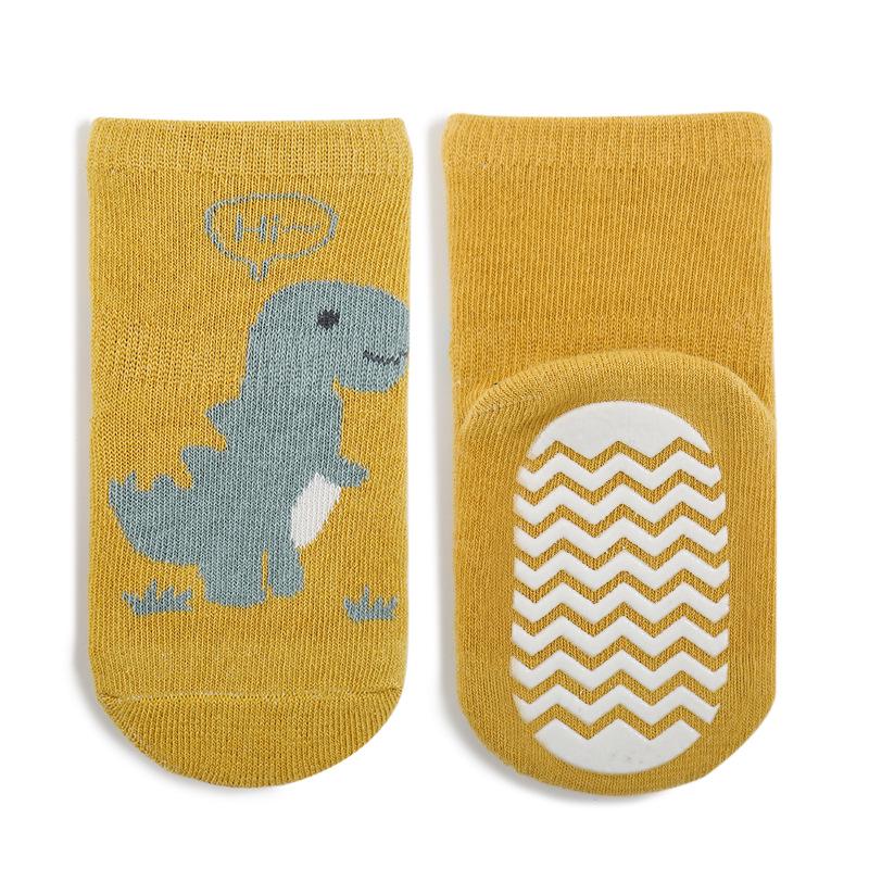 Bawełniane skarpetki antypoślizgowe dla niemowląt i małych dzieci - styl wiosenno-jesienny