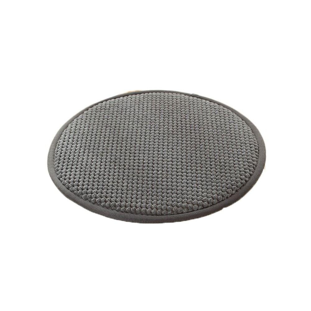 sponge Seat Pad Soft Chair Cushion Comfortable Round Cushion  Home Decoration 35cm темно серый