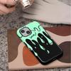 Handyhülle für Apple iPhone 17 Plus 16 15 14 XS XR 13 16e 12 Pro Max Air 11 Weiche Hülle Capa Graffiti Tropfen