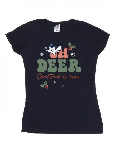 Disney Womens/Ladies Bambi Oh Deer Cotton T-Shirt