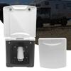 Campers Yacht Shower Box With Magnetic Cover And 180 Degree Opening Flip Lid Water Inlet Adapter With Water Pipe