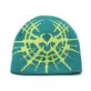 European and American Autumn and Winter Trend Cold Proof and Warm Cartoon Pattern Jacquard Knitted Hat
