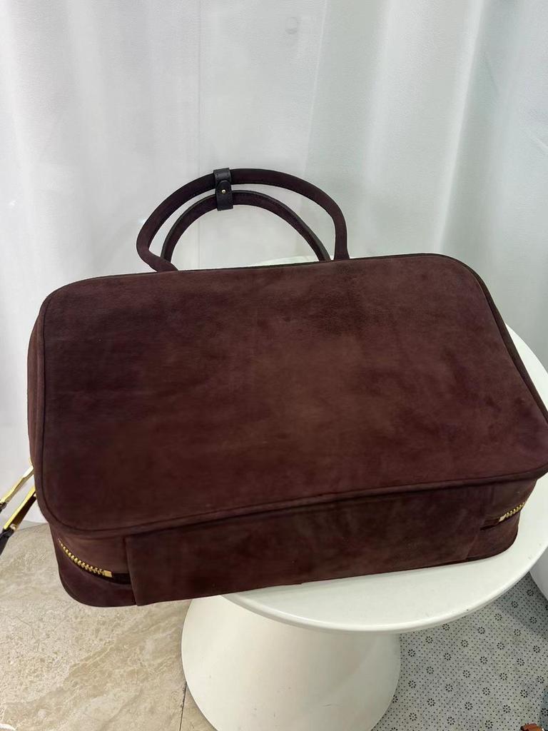 Damen Schultertasche aus echtem Leder mit großem Fassungsvermögen - Handheld/Unterarm Boston Kissenstil