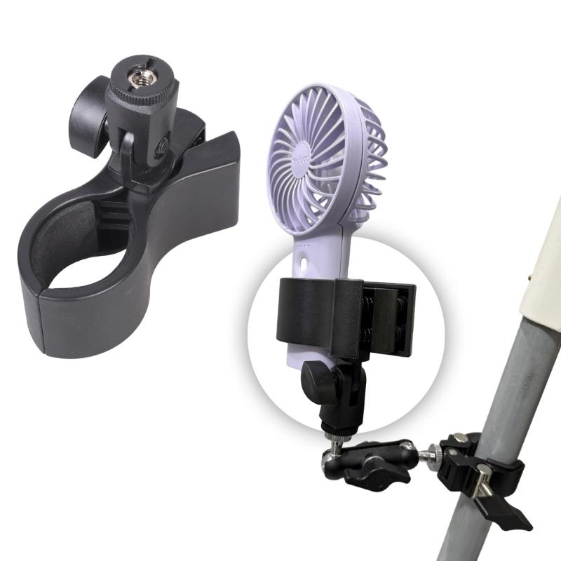 Microphones Stand Clip Holder For Hair Dryers Flashlights Telescopes Featuring Angle Adjustment Knob Design