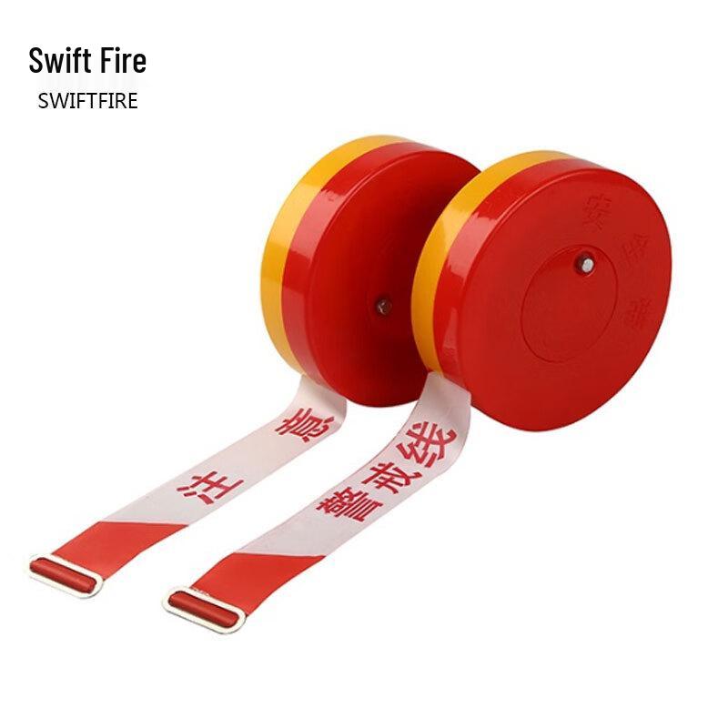 Red Safety Warning Tape, 100m