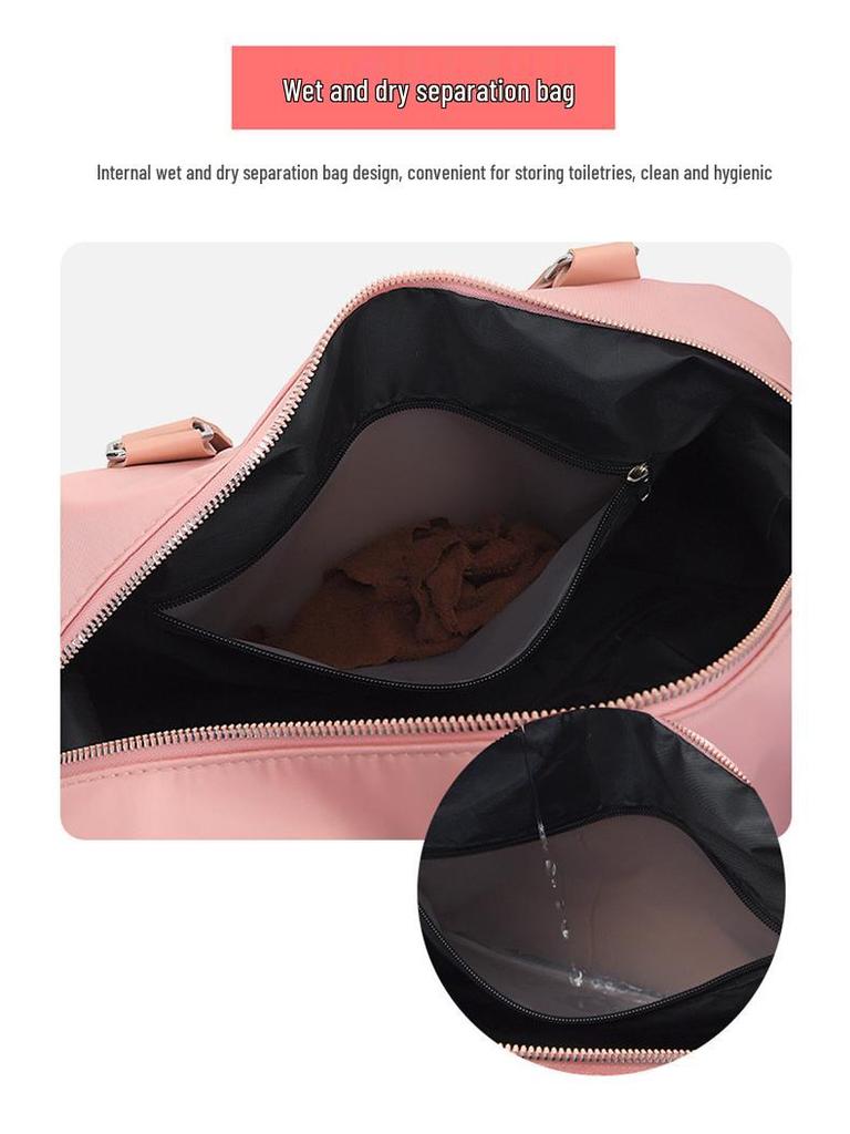 Lightweight Travel Bag with Wet/Dry Separation, Large Capacity, Customizable Logo for Swimming and Fitness