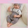 Silicone Reborn Doll 19inch With Realistic Features For Collectors And Giftgiving