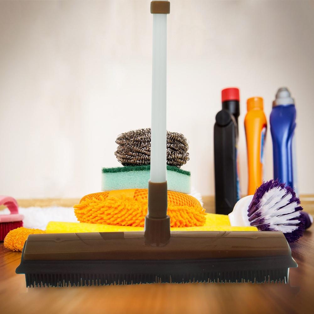 Telescopic rubber broom 73-126 cm