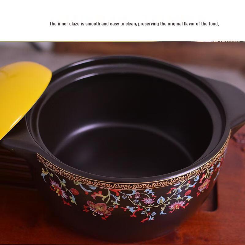 WUHE Ceramic Casserole Pot for Gas Stoves