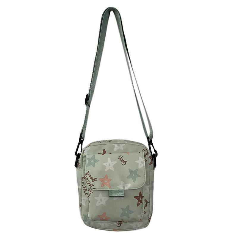 Adorable Japanese Style Small Five-point Star Crossbody Bag In Various Colors светло-зеленый