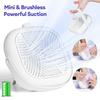 5300PRM Super Suction Mini Portable Nail Dust Collector Turbine Brushless Powerful Nail Dust Extractor 6o° Vertical Stand Use