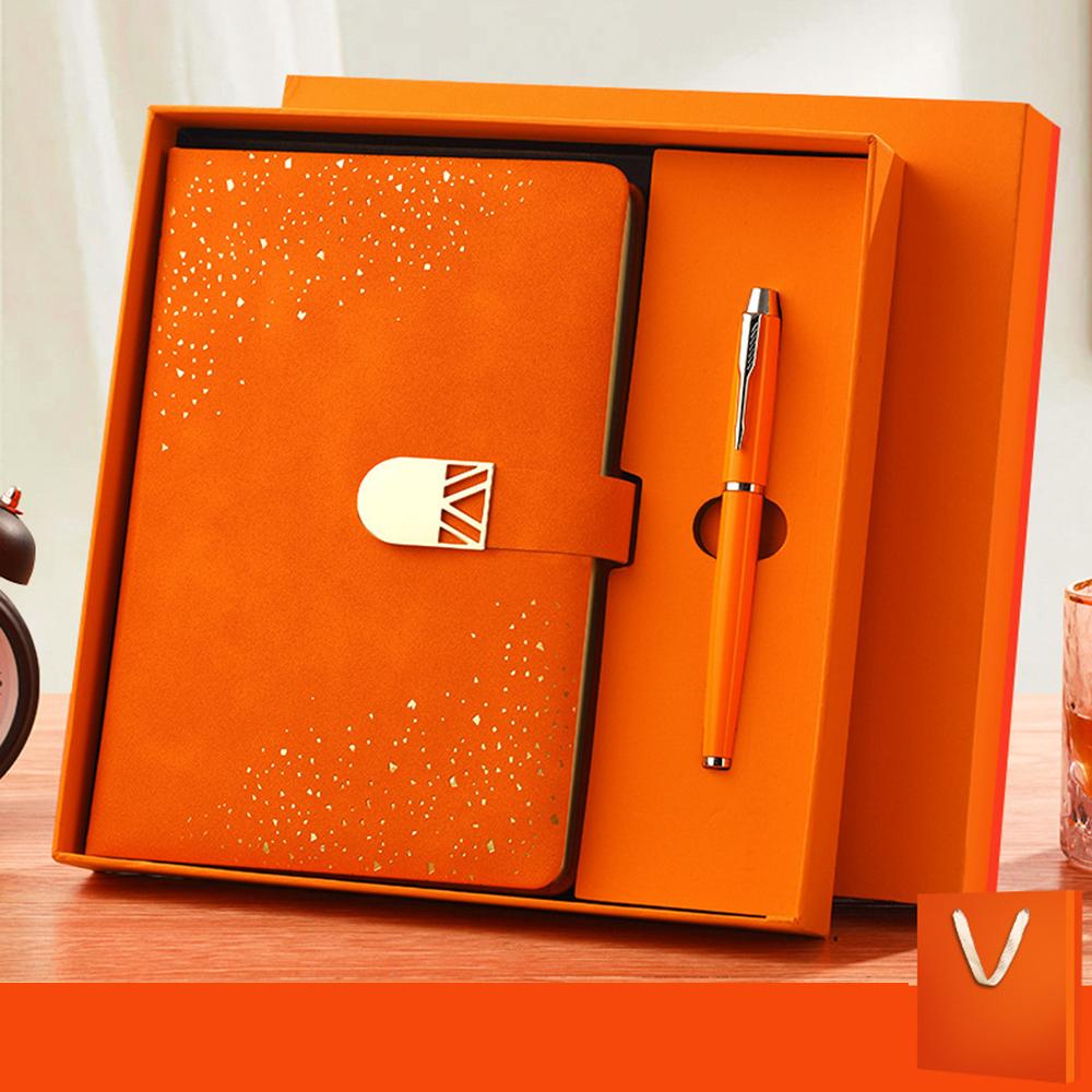 (Istnieje możliwość wygrawerowania logo) Notatnik biznesowy A5 z okładką w gwiazdy, zeszyt przedmiotowy dla studenta, skórzany notatnik, pamiętnik z klamrą