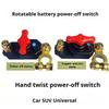 Quick Release Battery Disconnect Switches For Automotive Marine Applications Corrosion Resistant Copper Iron Construction