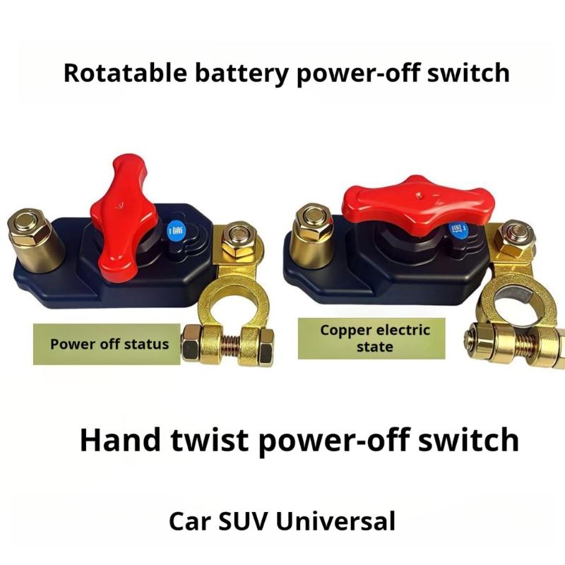 Quick Release Battery Disconnect Switches For Automotive Marine Applications Corrosion Resistant Copper Iron Construction