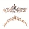 Wedding Hair Tiara Crystal Bridal Tiara Crown with Comb Rhinestone Prom Diadem Tiaras and Crowns Bridal Wedding Hair Accessories