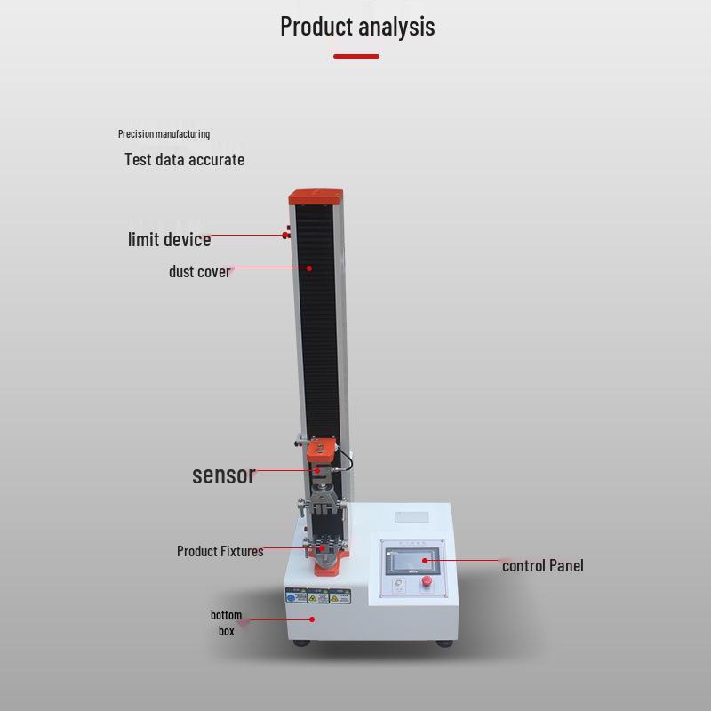 Universal Tensile Testing Machine for Metal, Rubber, Plastic, Fabric, and Film